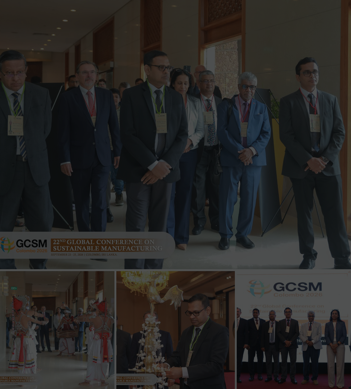 University of Moratuwa hosts the 22nd Global Conference on Sustainable Manufacturing (GCSM) 2026 in Colombo.