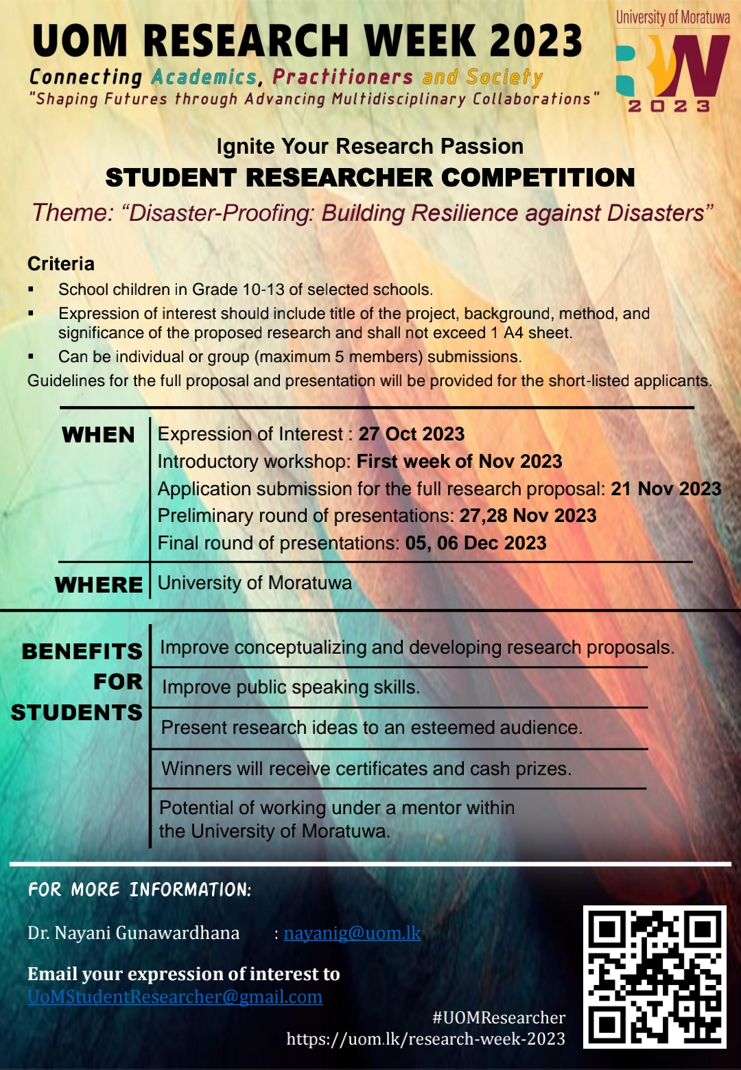 Student Researcher Competition