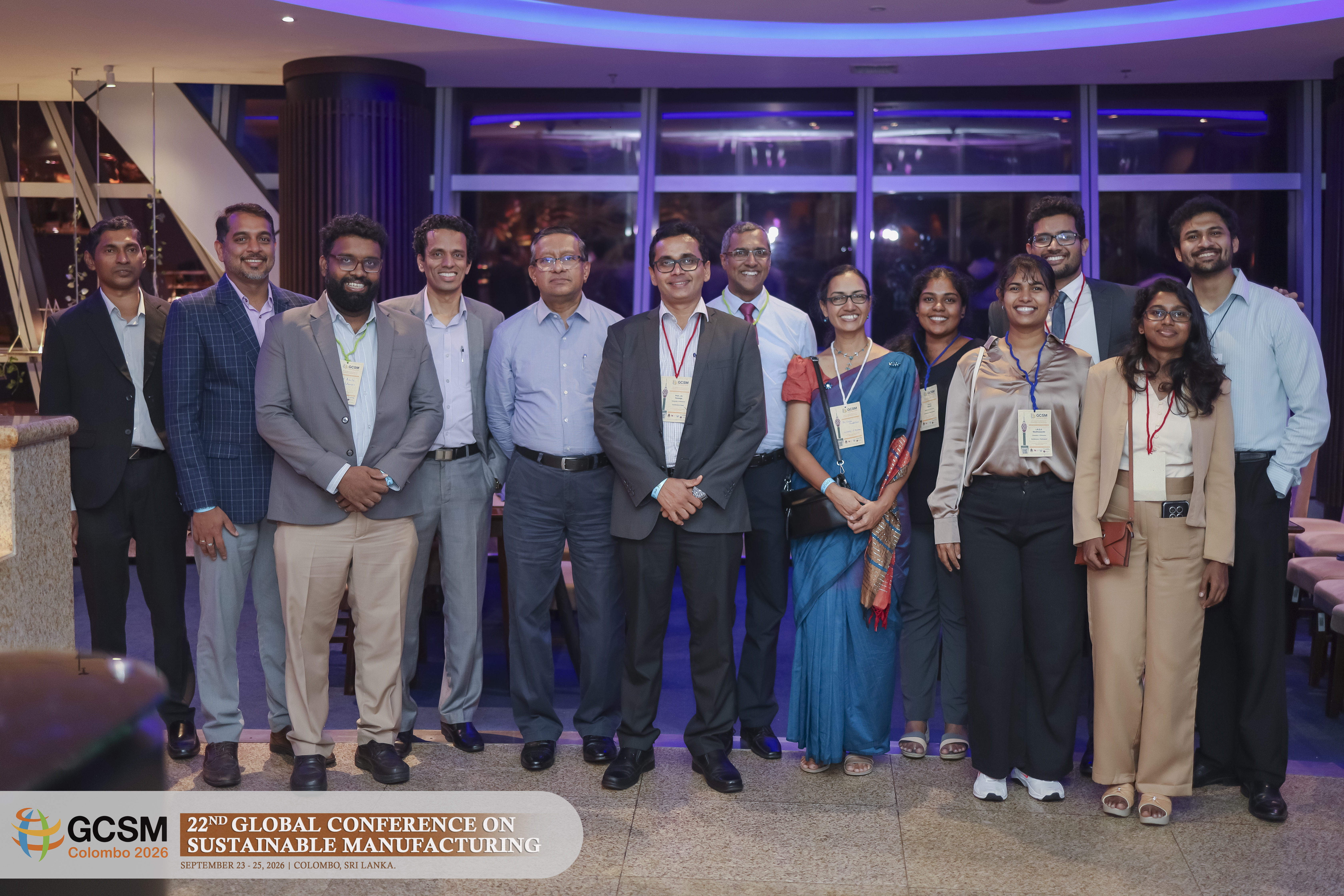 University of Moratuwa hosts the 22nd Global Conference on Sustainable Manufacturing (GCSM) 2026 in Colombo.