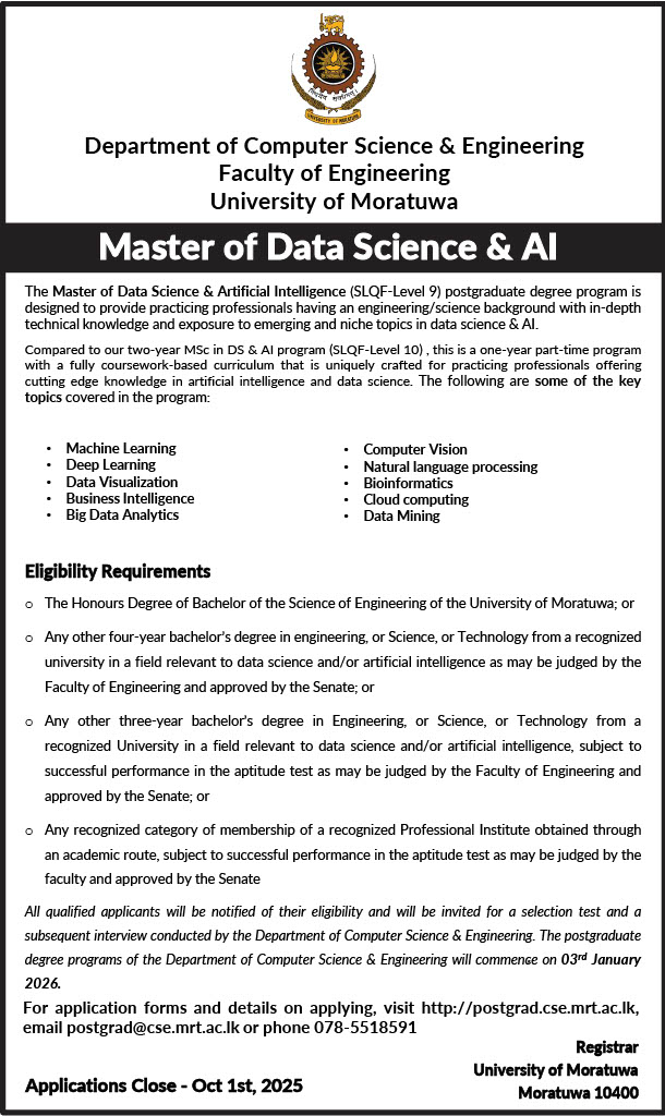 Master of Data Science & AI