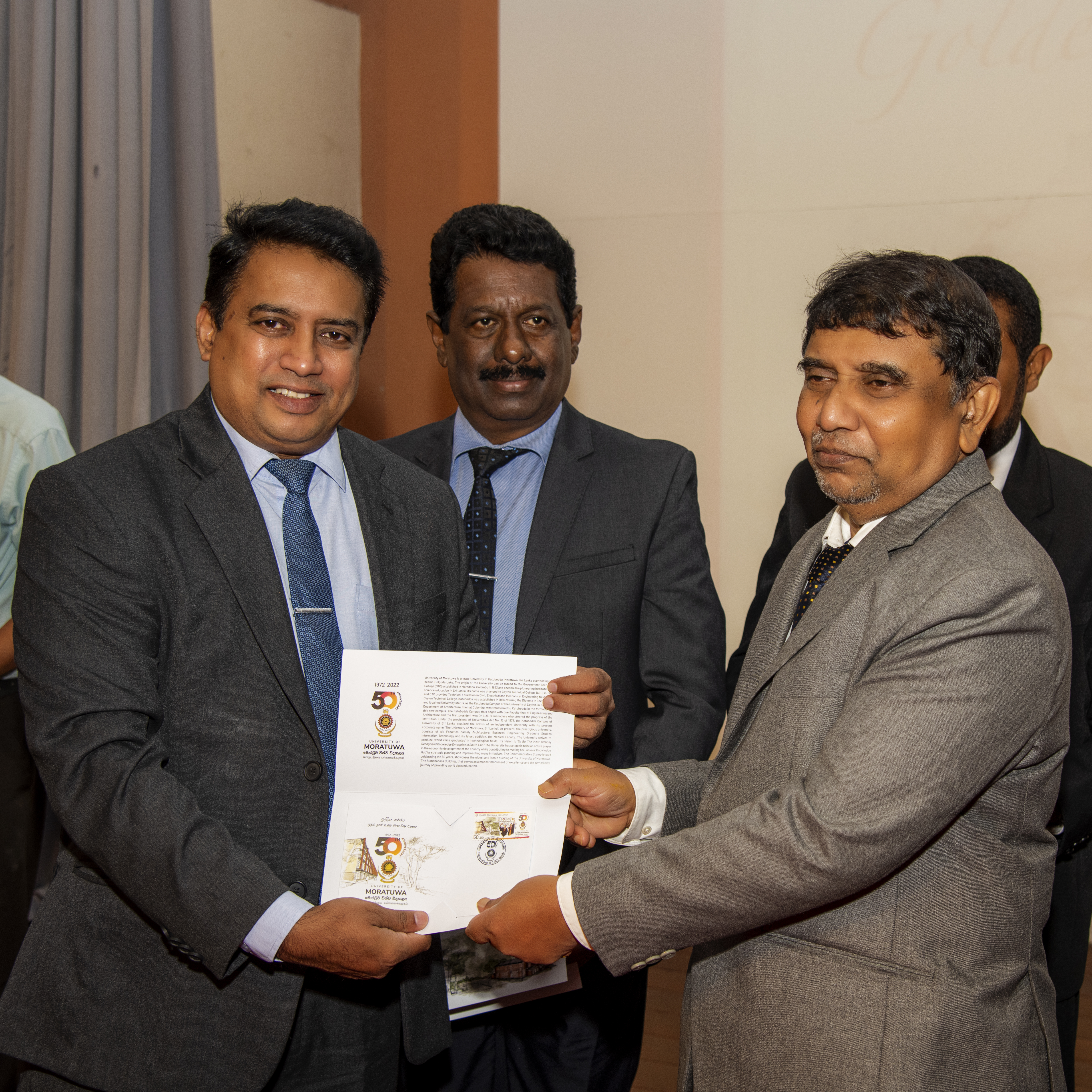 Commemorating 50 Years of Excellence: University of Moratuwa Unveils Special Stamp and First Day Cover