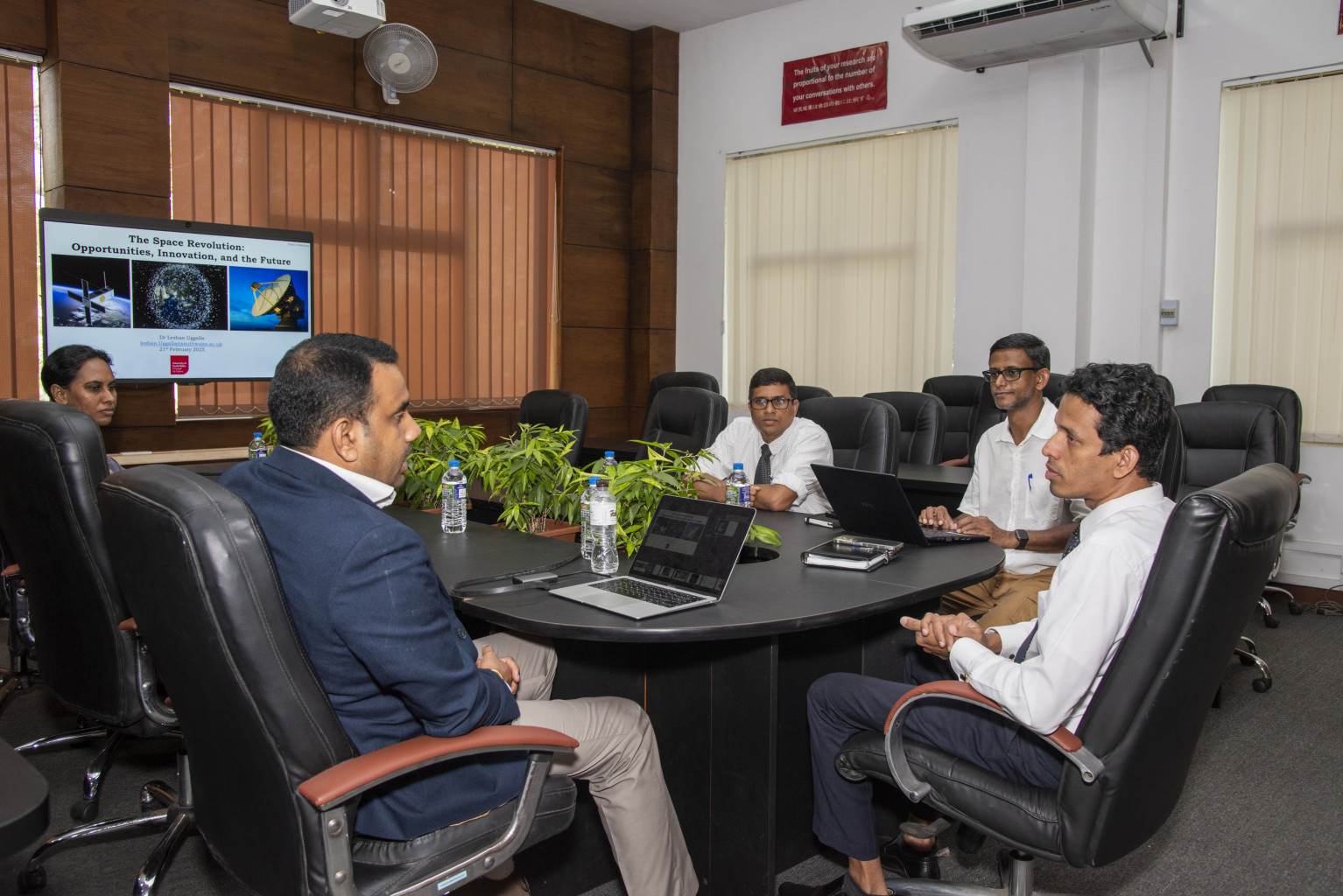 Visit of Dr. Leshan Uggalla. University of South Wales