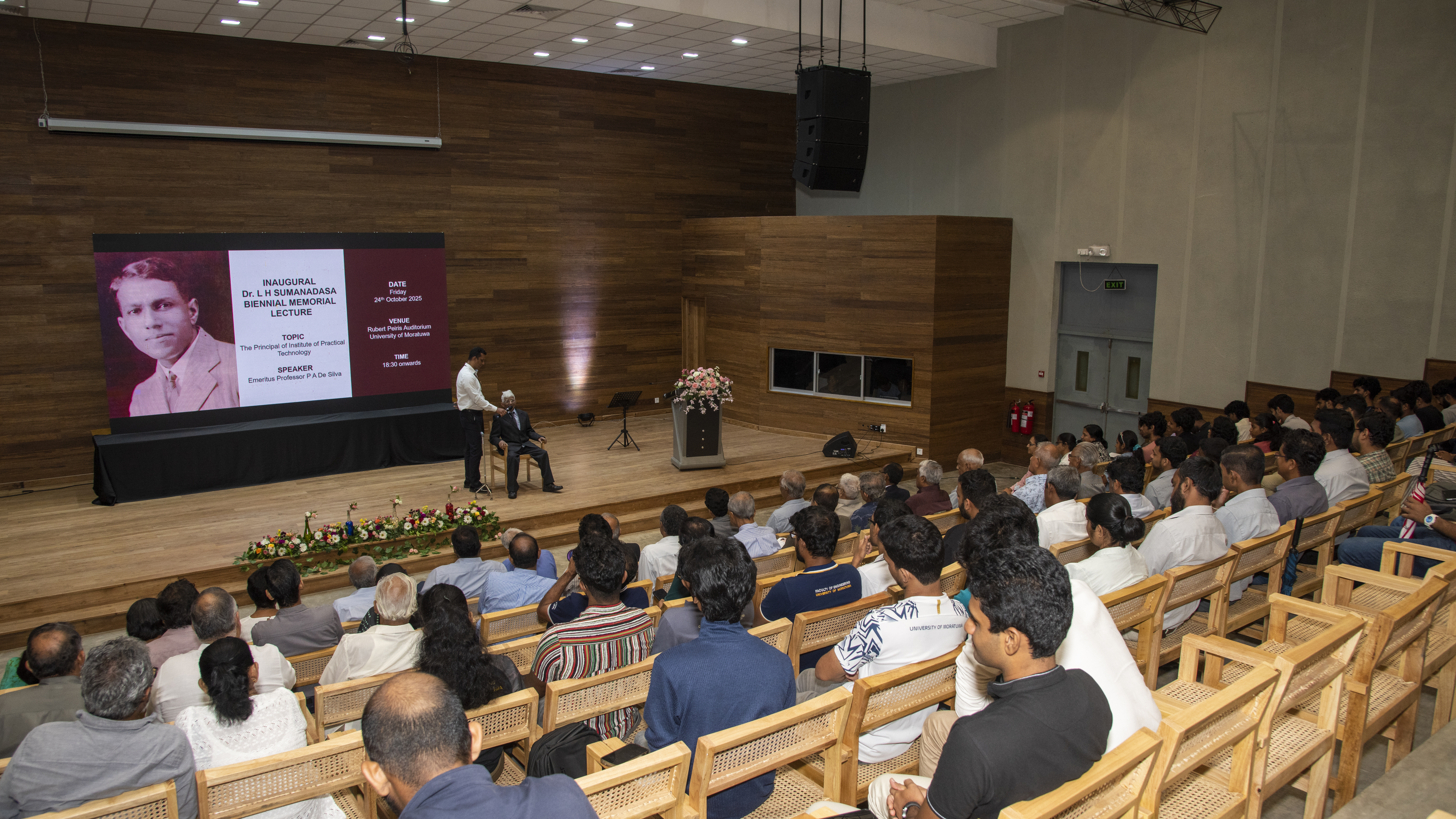 Inaugural Dr. L. H. Sumanadasa Biennial Memorial Lecture – A Fitting Tribute to a Visionary