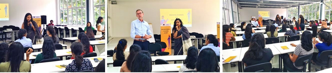 “Breaking barriers for women entering the STEM Workforce: Navigating Challenges and Opportunities" conducted by UN Women Sri Lanka and EU for UOM students