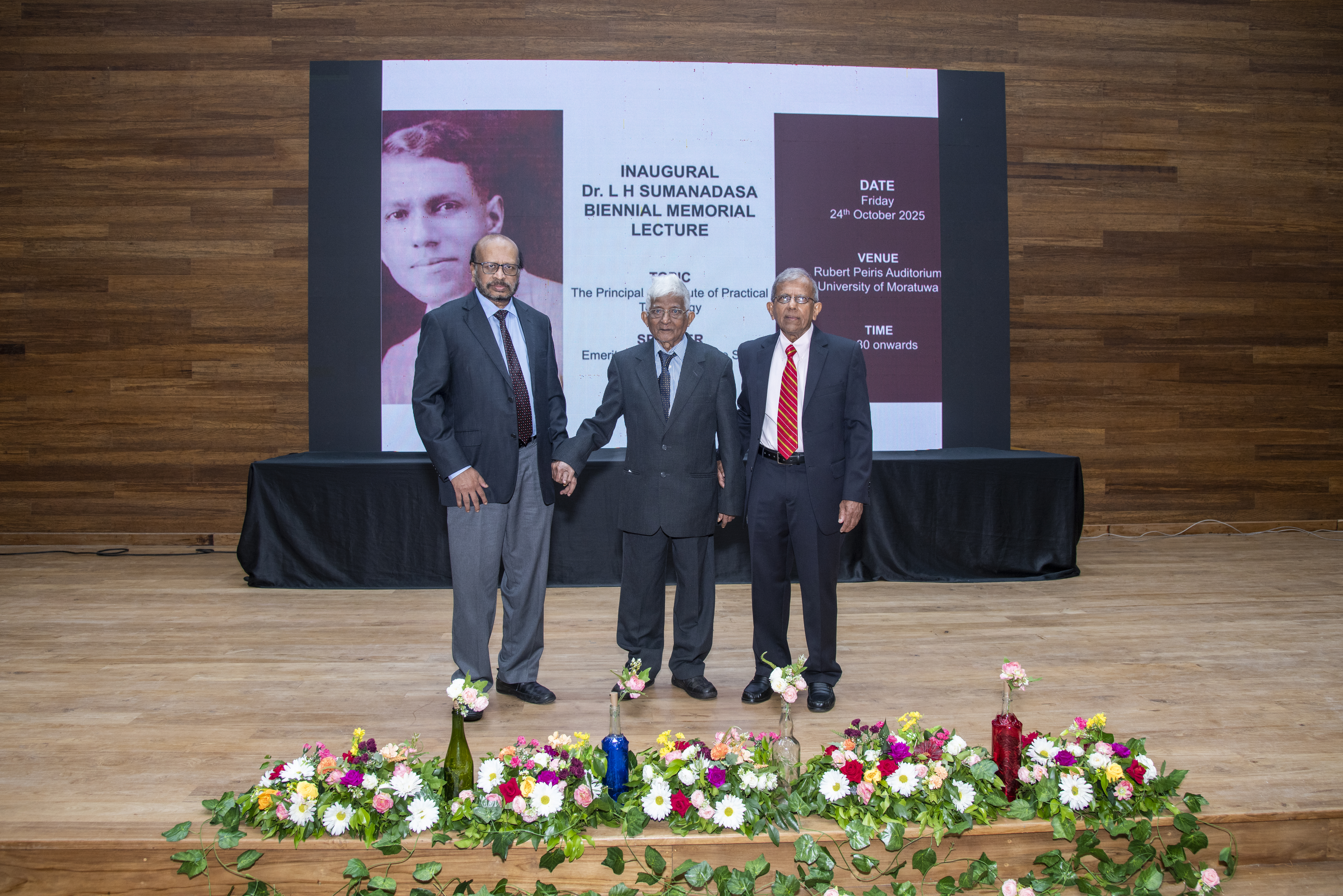 Inaugural Dr. L. H. Sumanadasa Biennial Memorial Lecture – A Fitting Tribute to a Visionary