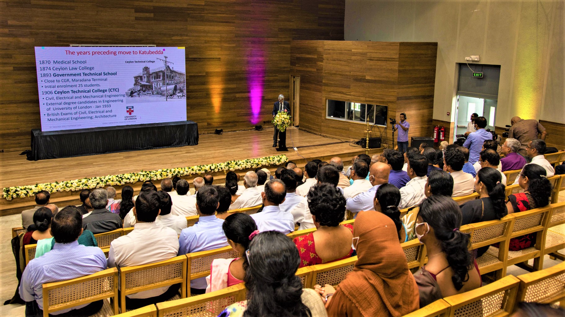 The Golden Jubilee Commemorative Ceremony of the University of Moratuwa