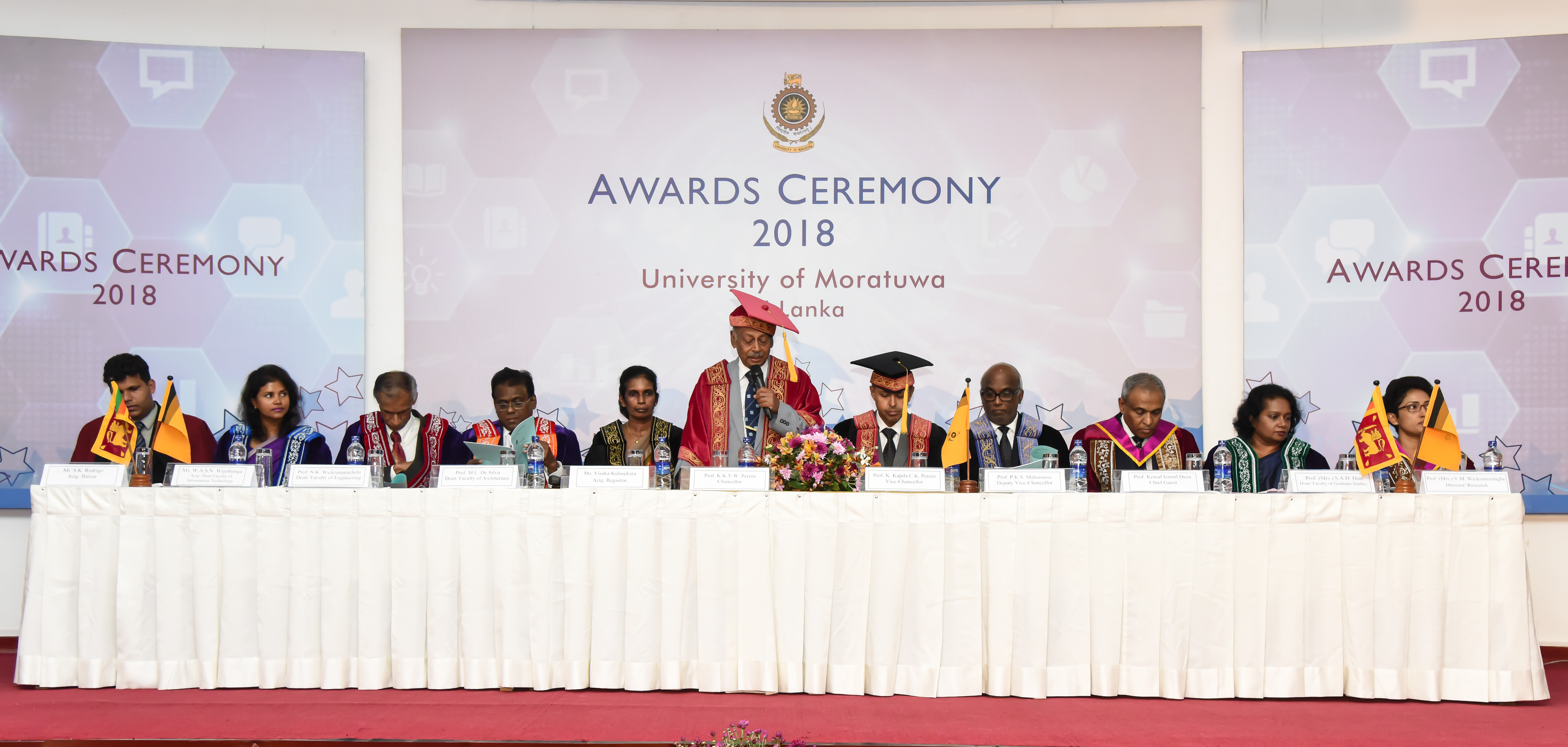 ANNUAL AWARDS CEREMONY OF THE UNIVERSITY OF MORATUWA 2018