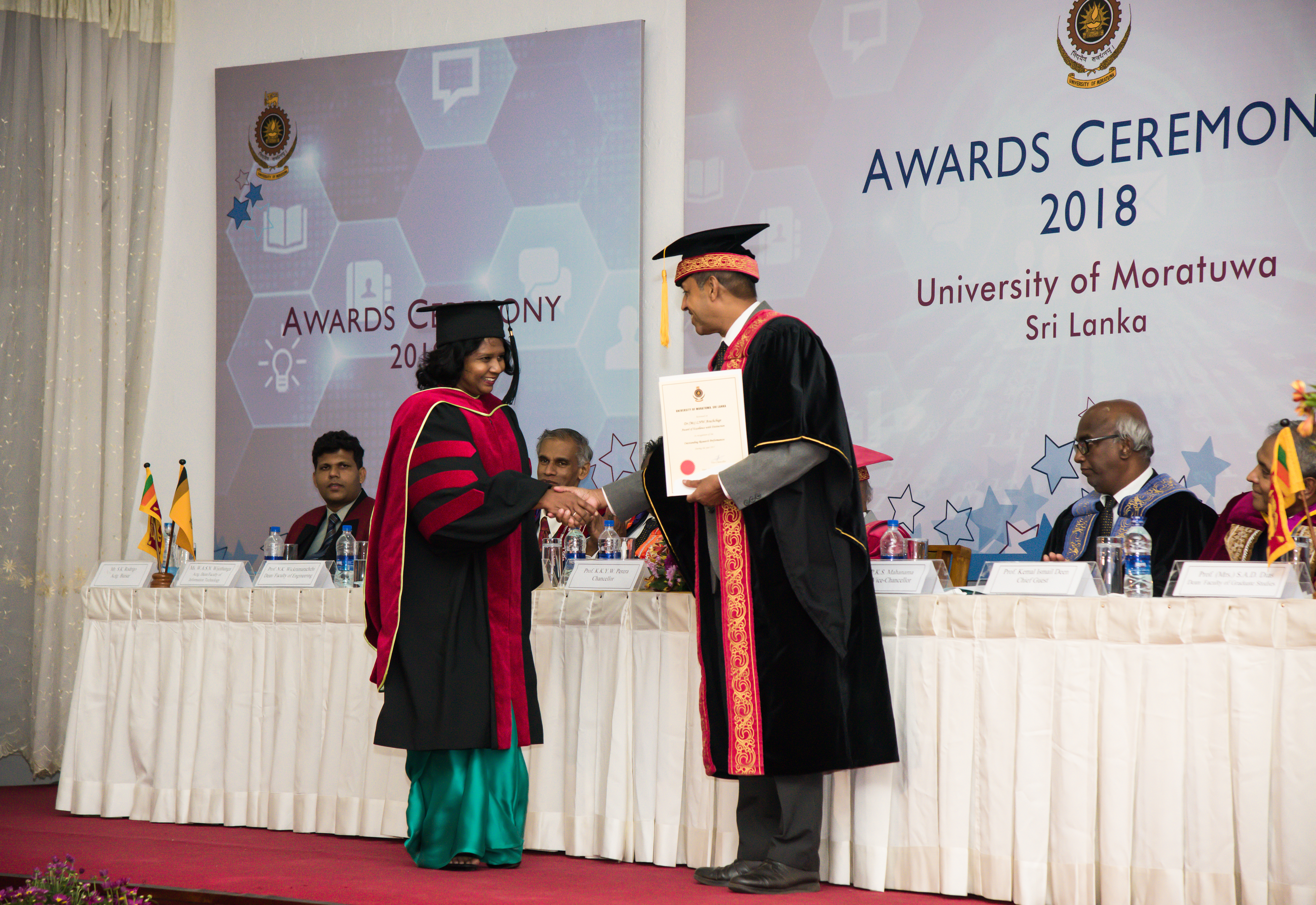 ANNUAL AWARDS CEREMONY OF THE UNIVERSITY OF MORATUWA 2018