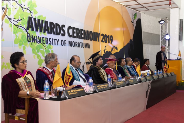 ANNUAL AWARDS CEREMONY OF THE UNIVERSITY OF MORATUWA 2019