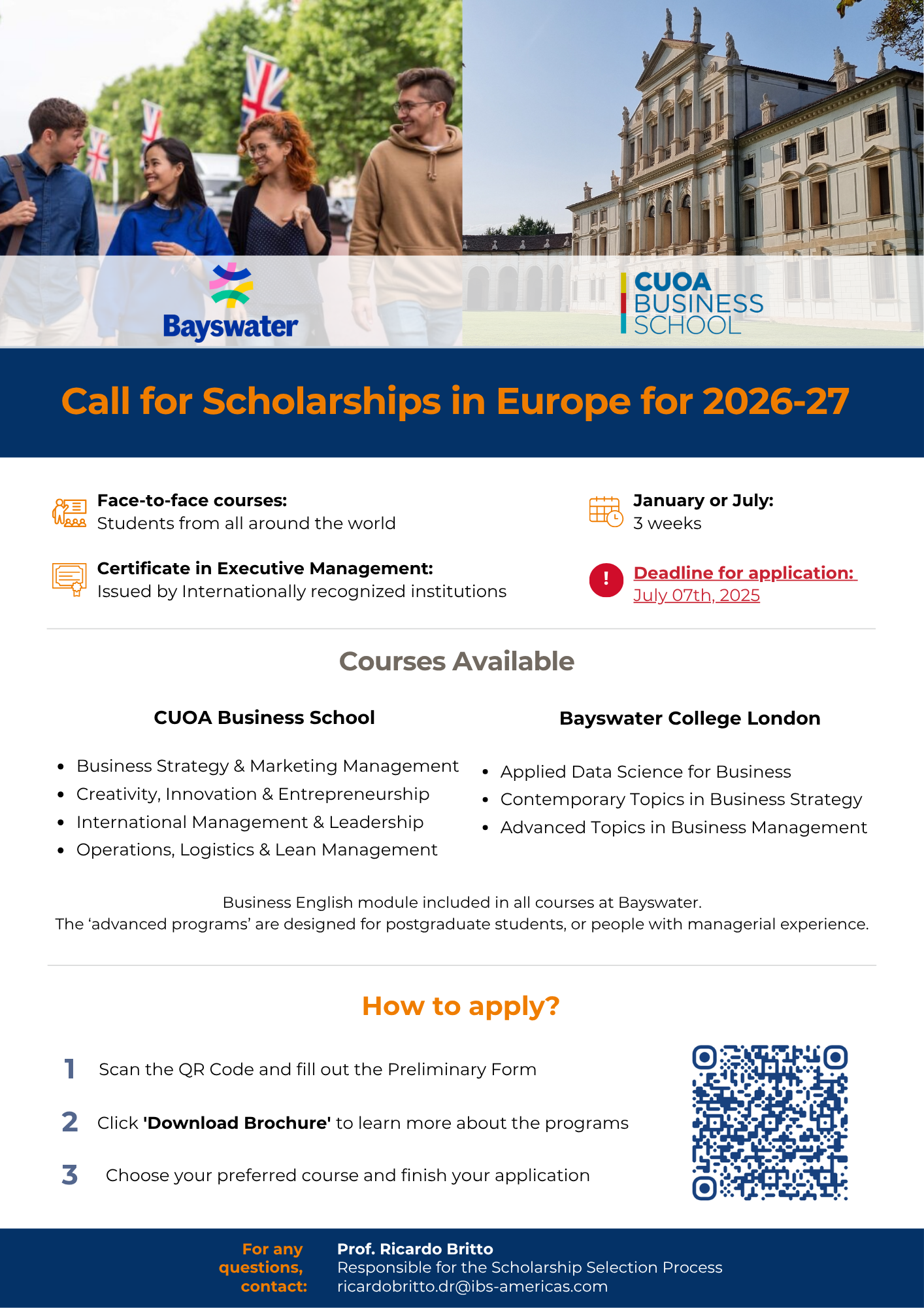 Study Abroad Scholarships in Europe
