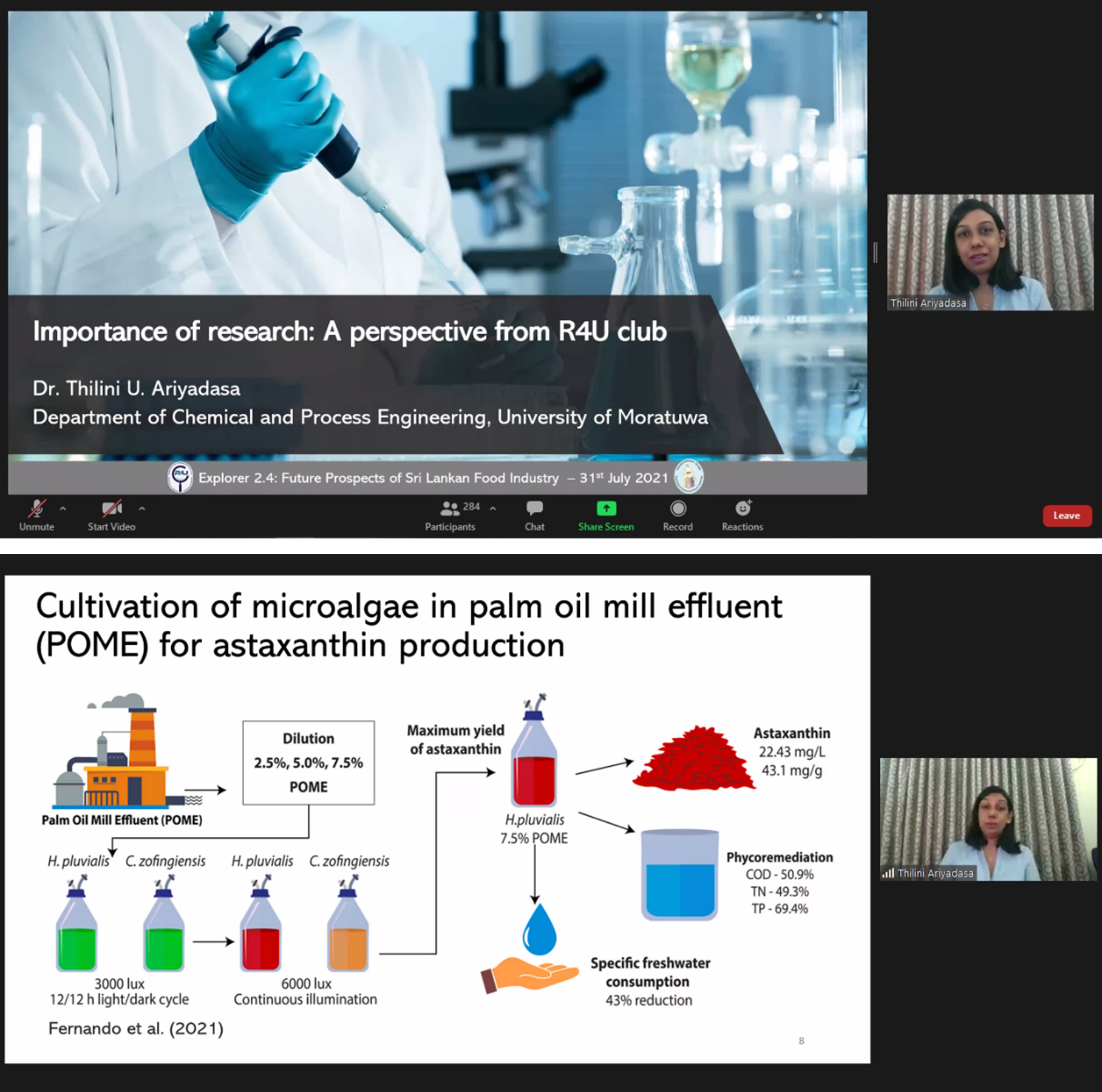 Webinar on “Future Prospects of Sri Lankan Food Industry – An attempt to transcend the boundaries”