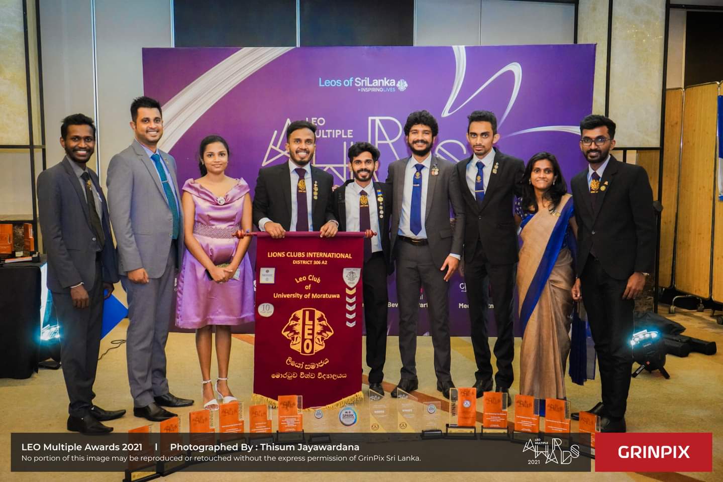 Leo Club of University of Moratuwa was awarded the Most Outstanding Leo club in Sri  Lanka for the year 2020/2021