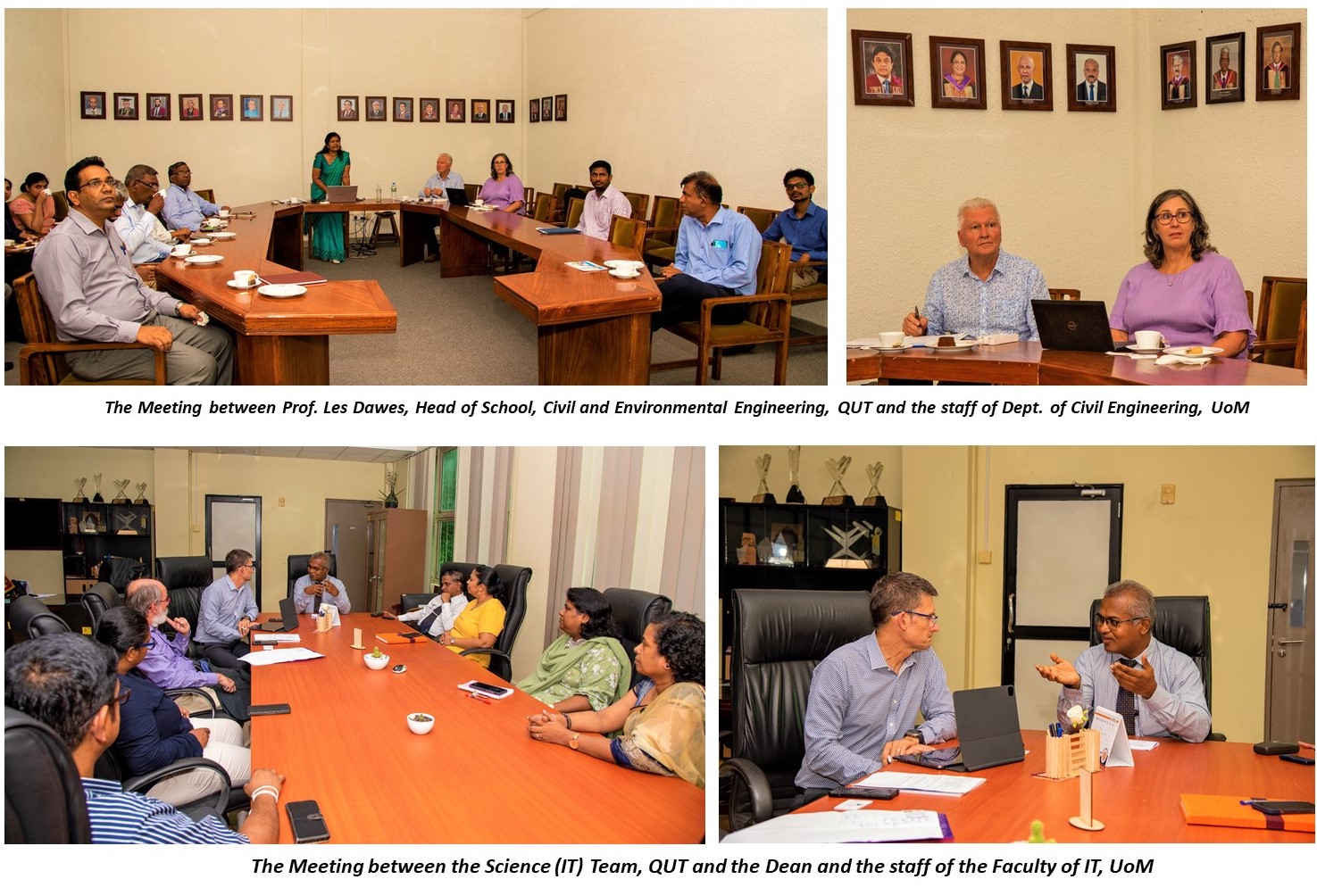 Visit of Delegates from the Queensland University of Technology (QUT), Australia