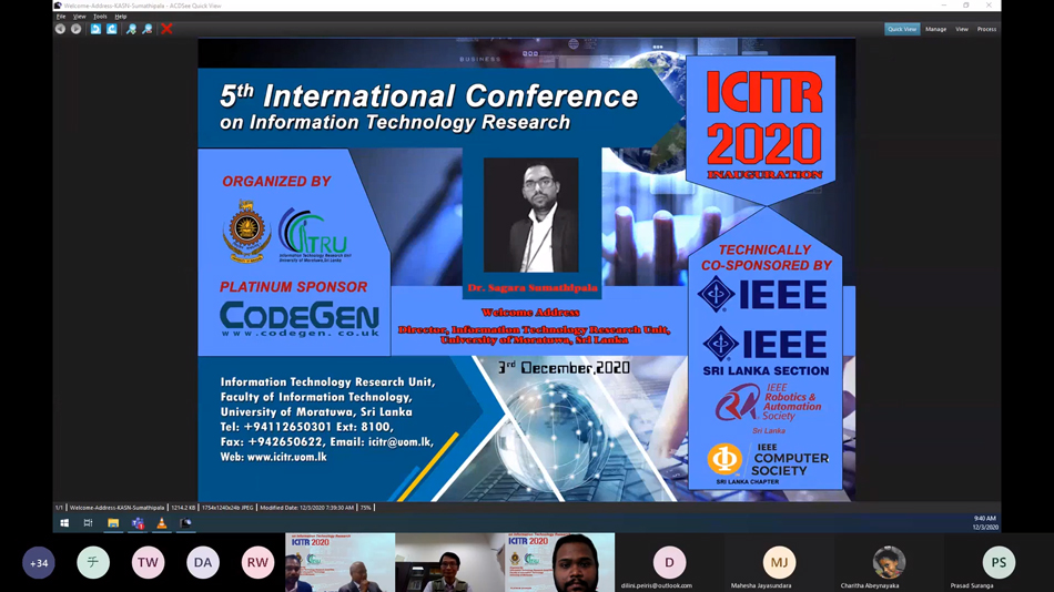 ICITR 2020