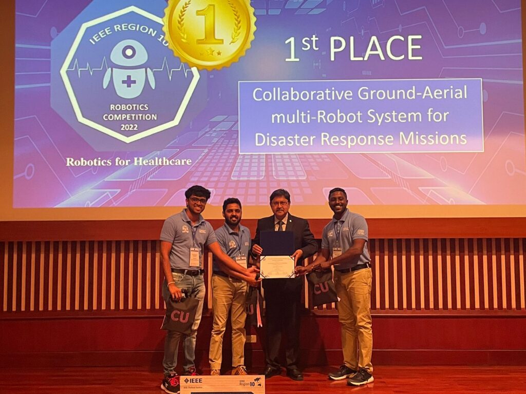 Team CircuitBreakers of ENTC Wins the IEEE Region 10 Robotics Competition