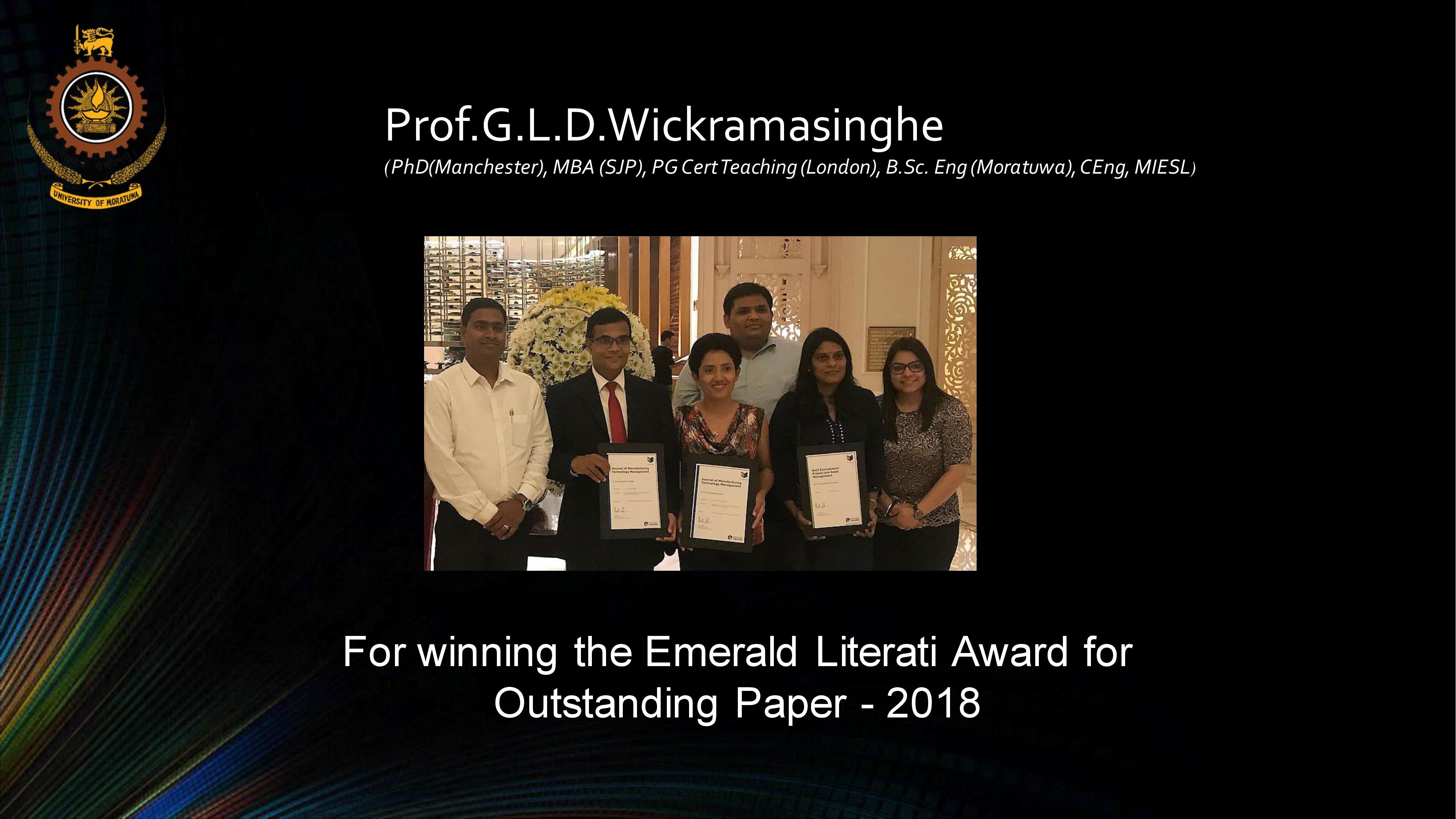 Winner of Emerald Literati Award for Outstanding Paper 2018