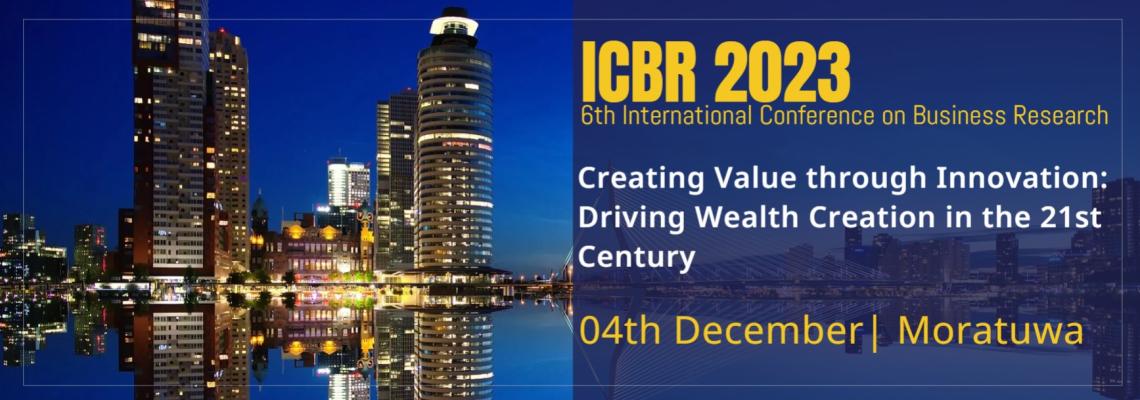 ICBR 2023