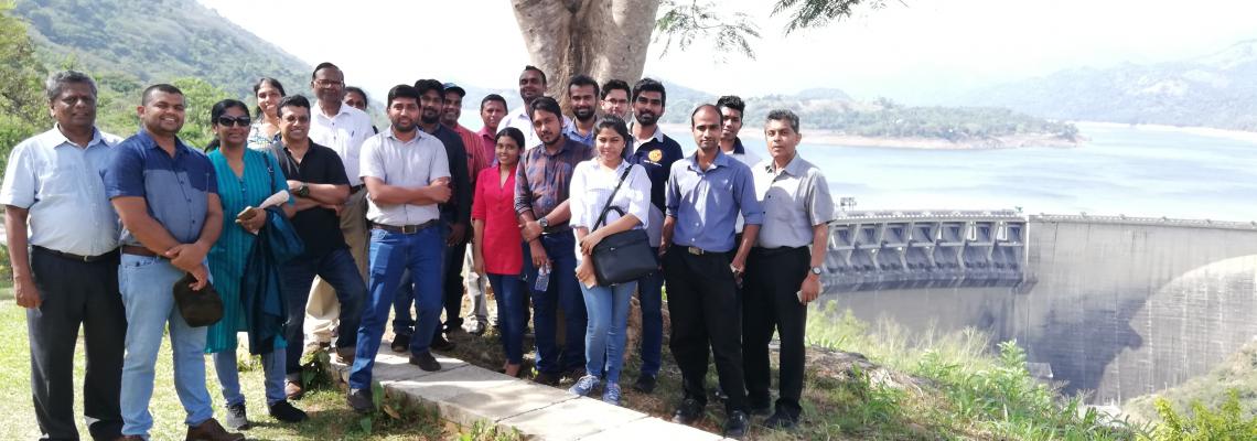 Research students attending joint workshop in Kandy