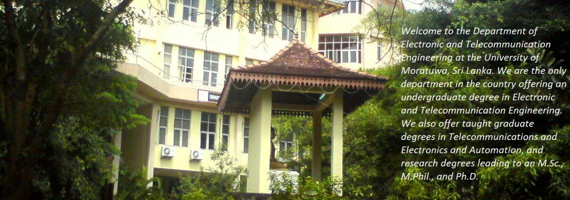 Department of Electronic and Telecommunication Engineering
