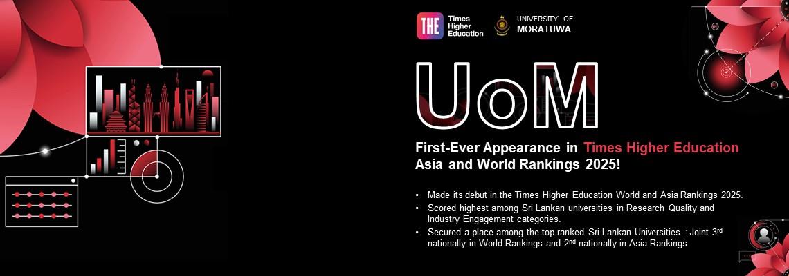 UoM’s First-Ever Appearance in Times Higher Education Asia and World Rankings 2025!