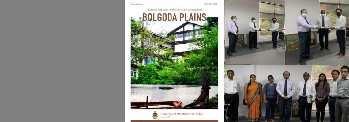 FGS Proudly launched the first Research Magazine,“ Bolgoda Plains”