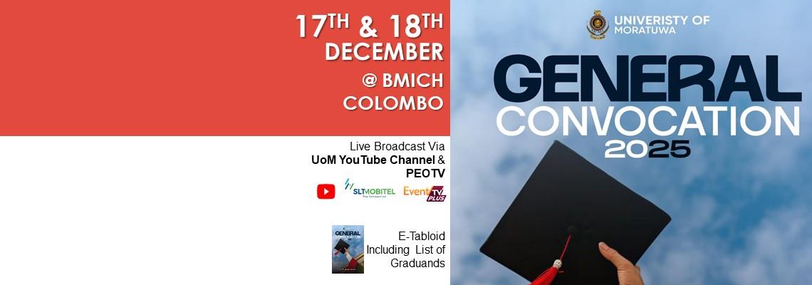 46th General Convocation of the University of Moratuwa
