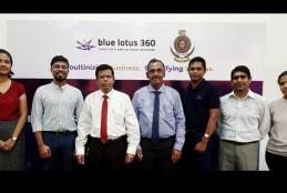 Signing a Memorandum of Understanding (MoU) between the University of Moratuwa (UoM) & the Blue Lotus 360 (Pvt) Ltd