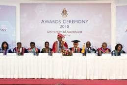 ANNUAL AWARDS CEREMONY OF THE UNIVERSITY OF MORATUWA 2018