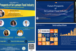 Webinar on “Future Prospects of Sri Lankan Food Industry – An attempt to transcend the boundaries”