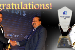 Won Gold Award at TECHNO-2015 Exhibition