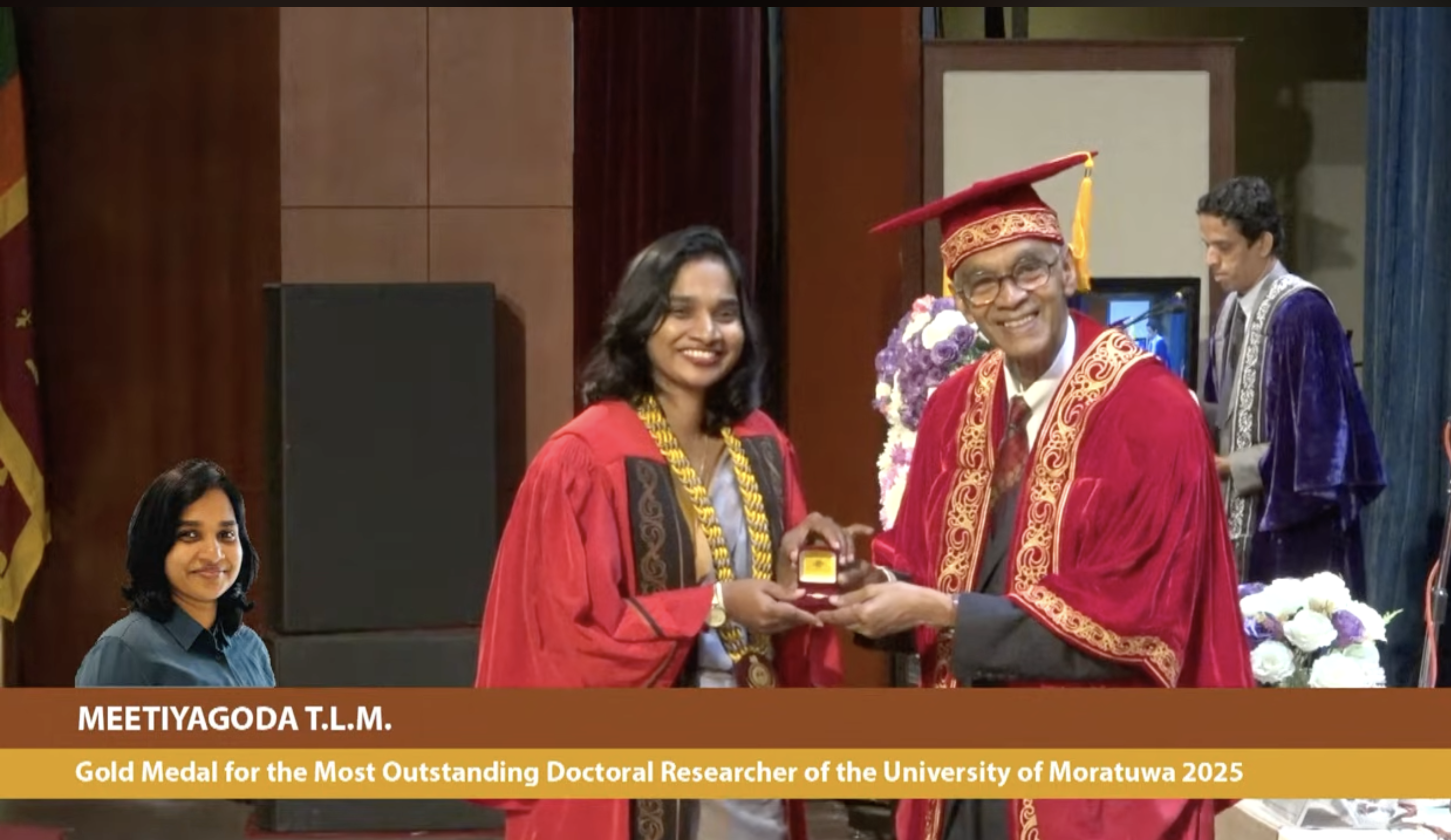 Gold Medal for the Most Outstanding Doctoral Researcher - 2025